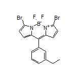 3,7-Dibromo-10-(3-ethylphenyl)-5,5-difluoro-5H-dipyrrolo[1,2-c:2’,1’-f][1,3,2]diazaborinin-4-ium-5-uide