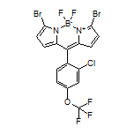 3,7-Dibromo-10-[2-chloro-4-(trifluoromethoxy)phenyl]-5,5-difluoro-5H-dipyrrolo[1,2-c:2’,1’-f][1,3,2]diazaborinin-4-ium-5-uide