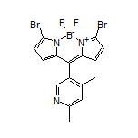 3,7-Dibromo-10-(4,6-dimethylpyridin-3-yl)-5,5-difluoro-5H-dipyrrolo[1,2-c:2’,1’-f][1,3,2]diazaborinin-4-ium-5-uide