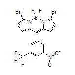 3,7-Dibromo-5,5-difluoro-10-[3-nitro-5-(trifluoromethyl)phenyl]-5H-dipyrrolo[1,2-c:2’,1’-f][1,3,2]diazaborinin-4-ium-5-uide