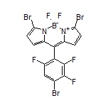 3,7-Dibromo-10-(4-bromo-2,3,6-trifluorophenyl)-5,5-difluoro-5H-dipyrrolo[1,2-c:2’,1’-f][1,3,2]diazaborinin-4-ium-5-uide