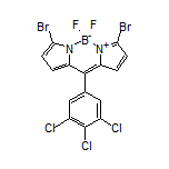 3,7-Dibromo-5,5-difluoro-10-(3,4,5-trichlorophenyl)-5H-dipyrrolo[1,2-c:2’,1’-f][1,3,2]diazaborinin-4-ium-5-uide