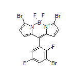 3,7-Dibromo-10-(3-bromo-2,5-difluorophenyl)-5,5-difluoro-5H-dipyrrolo[1,2-c:2’,1’-f][1,3,2]diazaborinin-4-ium-5-uide