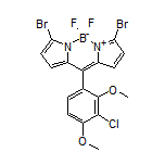 3,7-Dibromo-10-(3-chloro-2,4-dimethoxyphenyl)-5,5-difluoro-5H-dipyrrolo[1,2-c:2’,1’-f][1,3,2]diazaborinin-4-ium-5-uide