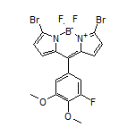 3,7-Dibromo-5,5-difluoro-10-(3-fluoro-4,5-dimethoxyphenyl)-5H-dipyrrolo[1,2-c:2’,1’-f][1,3,2]diazaborinin-4-ium-5-uide