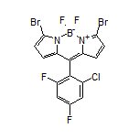 3,7-Dibromo-10-(2-chloro-4,6-difluorophenyl)-5,5-difluoro-5H-dipyrrolo[1,2-c:2’,1’-f][1,3,2]diazaborinin-4-ium-5-uide