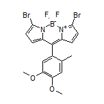 3,7-Dibromo-10-(4,5-dimethoxy-2-methylphenyl)-5,5-difluoro-5H-dipyrrolo[1,2-c:2’,1’-f][1,3,2]diazaborinin-4-ium-5-uide