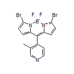 3,7-Dibromo-5,5-difluoro-10-(3-methylpyridin-4-yl)-5H-dipyrrolo[1,2-c:2’,1’-f][1,3,2]diazaborinin-4-ium-5-uide