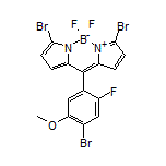 3,7-Dibromo-10-(4-bromo-2-fluoro-5-methoxyphenyl)-5,5-difluoro-5H-dipyrrolo[1,2-c:2’,1’-f][1,3,2]diazaborinin-4-ium-5-uide