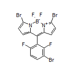 3,7-Dibromo-10-(3-bromo-2,6-difluorophenyl)-5,5-difluoro-5H-dipyrrolo[1,2-c:2’,1’-f][1,3,2]diazaborinin-4-ium-5-uide