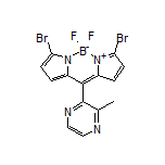 3,7-Dibromo-5,5-difluoro-10-(3-methylpyrazin-2-yl)-5H-dipyrrolo[1,2-c:2’,1’-f][1,3,2]diazaborinin-4-ium-5-uide