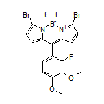 3,7-Dibromo-5,5-difluoro-10-(2-fluoro-3,4-dimethoxyphenyl)-5H-dipyrrolo[1,2-c:2’,1’-f][1,3,2]diazaborinin-4-ium-5-uide