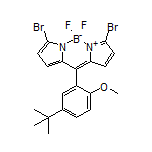 3,7-Dibromo-10-[5-(tert-butyl)-2-methoxyphenyl]-5,5-difluoro-5H-dipyrrolo[1,2-c:2’,1’-f][1,3,2]diazaborinin-4-ium-5-uide