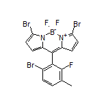 3,7-Dibromo-10-(6-bromo-2-fluoro-3-methylphenyl)-5,5-difluoro-5H-dipyrrolo[1,2-c:2’,1’-f][1,3,2]diazaborinin-4-ium-5-uide