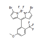 3,7-Dibromo-5,5-difluoro-10-[5-methoxy-2-(trifluoromethyl)phenyl]-5H-dipyrrolo[1,2-c:2’,1’-f][1,3,2]diazaborinin-4-ium-5-uide