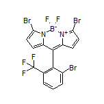 3,7-Dibromo-10-[2-bromo-6-(trifluoromethyl)phenyl]-5,5-difluoro-5H-dipyrrolo[1,2-c:2’,1’-f][1,3,2]diazaborinin-4-ium-5-uide