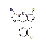 3,7-Dibromo-10-(3-bromo-2-methylphenyl)-5,5-difluoro-5H-dipyrrolo[1,2-c:2’,1’-f][1,3,2]diazaborinin-4-ium-5-uide