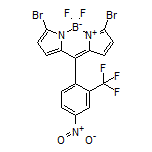 3,7-Dibromo-5,5-difluoro-10-[4-nitro-2-(trifluoromethyl)phenyl]-5H-dipyrrolo[1,2-c:2’,1’-f][1,3,2]diazaborinin-4-ium-5-uide