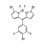 3,7-Dibromo-10-(4-bromo-3,5-difluorophenyl)-5,5-difluoro-5H-dipyrrolo[1,2-c:2’,1’-f][1,3,2]diazaborinin-4-ium-5-uide