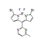 3,7-Dibromo-5,5-difluoro-10-(4-methylpyrimidin-2-yl)-5H-dipyrrolo[1,2-c:2’,1’-f][1,3,2]diazaborinin-4-ium-5-uide