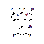 3,7-Dibromo-10-(2-bromo-3,5-difluorophenyl)-5,5-difluoro-5H-dipyrrolo[1,2-c:2’,1’-f][1,3,2]diazaborinin-4-ium-5-uide