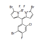 3,7-Dibromo-10-(5-bromo-2-chloro-4-fluorophenyl)-5,5-difluoro-5H-dipyrrolo[1,2-c:2’,1’-f][1,3,2]diazaborinin-4-ium-5-uide