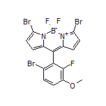 3,7-Dibromo-10-(6-bromo-2-fluoro-3-methoxyphenyl)-5,5-difluoro-5H-dipyrrolo[1,2-c:2’,1’-f][1,3,2]diazaborinin-4-ium-5-uide