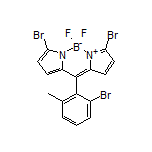 3,7-Dibromo-10-(2-bromo-6-methylphenyl)-5,5-difluoro-5H-dipyrrolo[1,2-c:2’,1’-f][1,3,2]diazaborinin-4-ium-5-uide