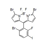 3,7-Dibromo-10-(6-bromo-2-fluoro-3-iodophenyl)-5,5-difluoro-5H-dipyrrolo[1,2-c:2’,1’-f][1,3,2]diazaborinin-4-ium-5-uide