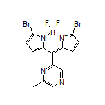 3,7-Dibromo-5,5-difluoro-10-(6-methylpyrazin-2-yl)-5H-dipyrrolo[1,2-c:2’,1’-f][1,3,2]diazaborinin-4-ium-5-uide