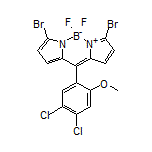 3,7-Dibromo-10-(4,5-dichloro-2-methoxyphenyl)-5,5-difluoro-5H-dipyrrolo[1,2-c:2’,1’-f][1,3,2]diazaborinin-4-ium-5-uide