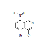 5-Bromo-4-chloro-8-nitroisoquinoline