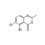 5-Bromo-6-chloro-2-methyl-4H-benzo[d][1,3]oxazin-4-one