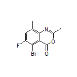 5-Bromo-6-fluoro-2,8-dimethyl-4H-benzo[d][1,3]oxazin-4-one