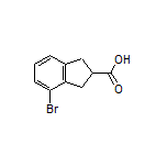 4-Bromo-2,3-dihydro-1H-indene-2-carboxylic Acid