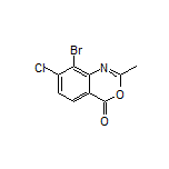 8-Bromo-7-chloro-2-methyl-4H-benzo[d][1,3]oxazin-4-one