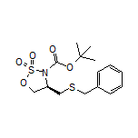 (R)-3-Boc-4-[(benzylthio)methyl]-1,2,3-oxathiazolidine 2,2-Dioxide