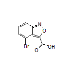 4-Bromobenzo[c]isoxazole-3-carboxylic Acid