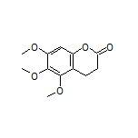 5,6,7-Trimethoxychroman-2-one