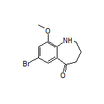 7-Bromo-9-methoxy-3,4-dihydro-1H-benzo[b]azepin-5(2H)-one