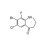 8-Bromo-7-chloro-9-fluoro-3,4-dihydro-1H-benzo[b]azepin-5(2H)-one