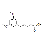 (E)-5-(3,5-Dimethoxyphenyl)-4-pentenoic Acid