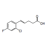 (E)-5-(2-Chloro-4-fluorophenyl)-4-pentenoic Acid