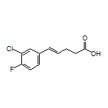 (E)-5-(3-Chloro-4-fluorophenyl)-4-pentenoic Acid