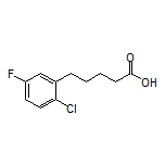 5-(2-Chloro-5-fluorophenyl)pentanoic Acid