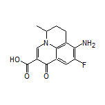 8-Amino-9-fluoro-5-methyl-1-oxo-1,5,6,7-tetrahydropyrido[3,2,1-ij]quinoline-2-carboxylic Acid