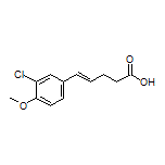 (E)-5-(3-Chloro-4-methoxyphenyl)-4-pentenoic Acid