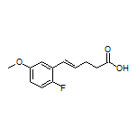 (E)-5-(2-Fluoro-5-methoxyphenyl)-4-pentenoic Acid