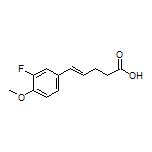 (E)-5-(3-Fluoro-4-methoxyphenyl)-4-pentenoic Acid