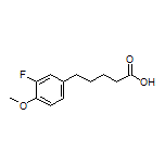 5-(3-Fluoro-4-methoxyphenyl)pentanoic Acid